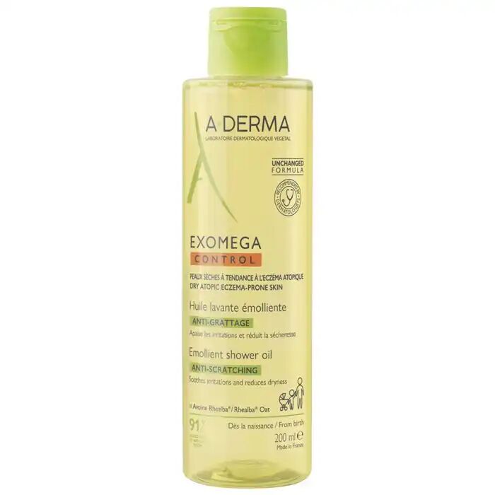 Exomega Control Huile Lavante Émolliente Peaux Sèches Atopiques