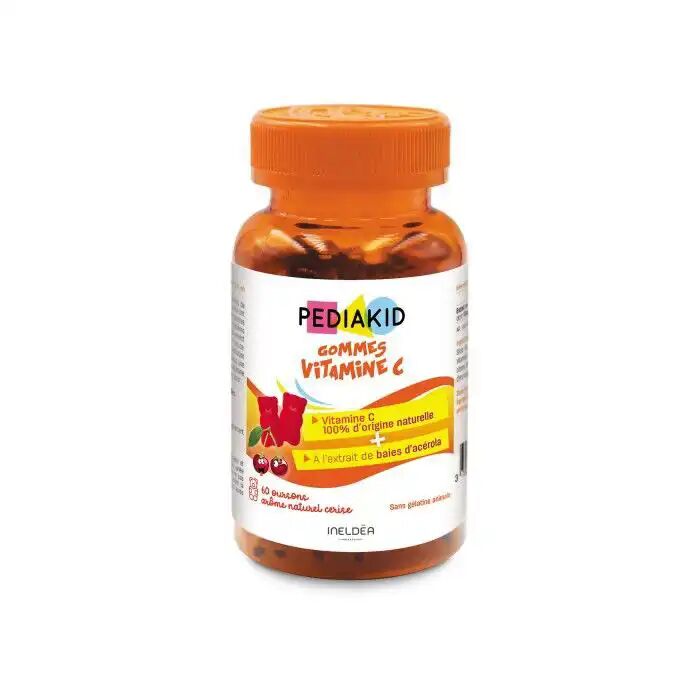 60 Gommes Vitamine C Goût Cerise Réduction De La Fatigue