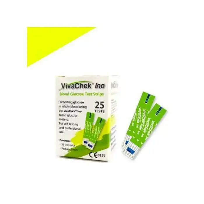 Bandelettes De Test De Glycémie Ino - Boîte De 25 Unités