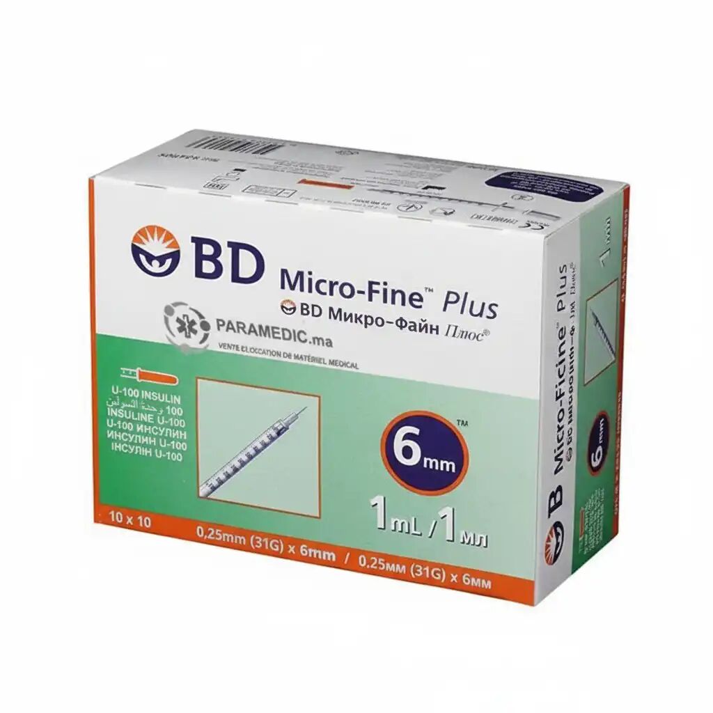 Seringue Micro-fine Plus 0.5ml 10 Sachets De 10 Seringue