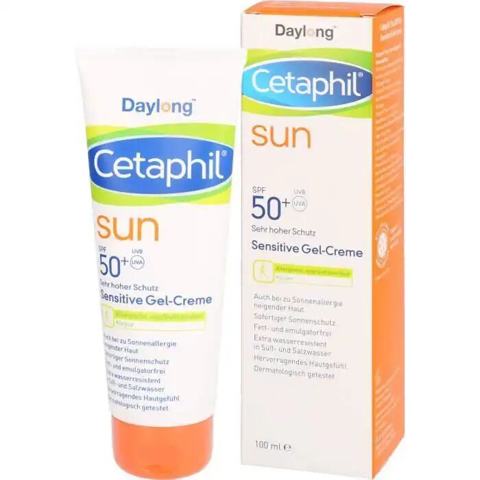 Gel-crème Solaire Cetaphil Spf50+ Hypoallergénique