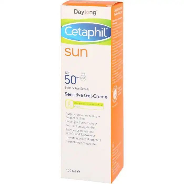 Gel-crème Solaire Cetaphil Spf50+ Hypoallergénique