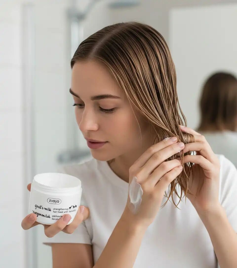 Masque Capillaire Goats Milk – Hydratation & Régénération – Cheveux Secs thumbnail 3
