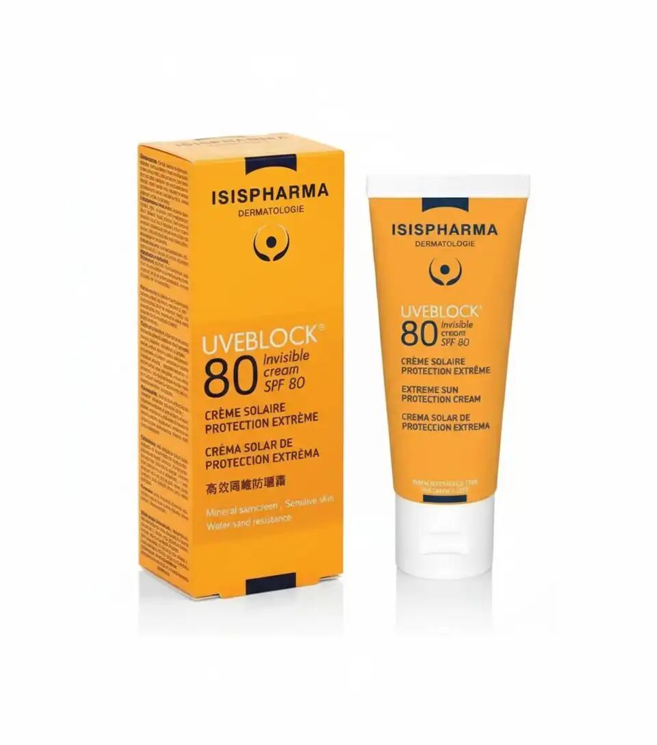 Crème Solaire Uveblock 80 Spf80 Hypoallergénique