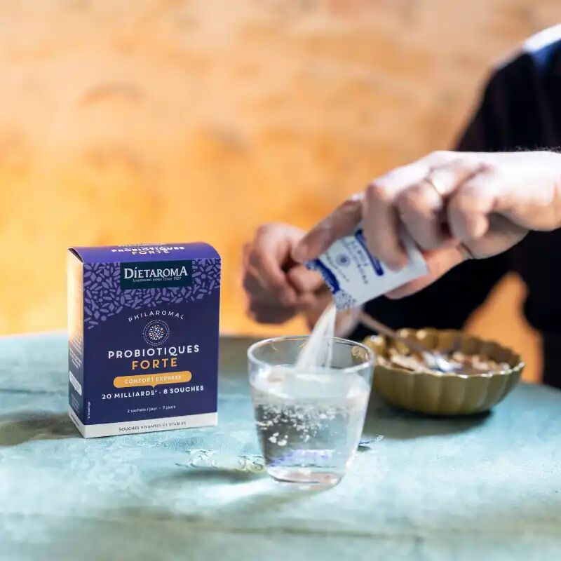 Philaromal Forte Microbiotiques Bio – Confort Express Flore Intestinale – 20milliards - 08 Sachets thumbnail 3