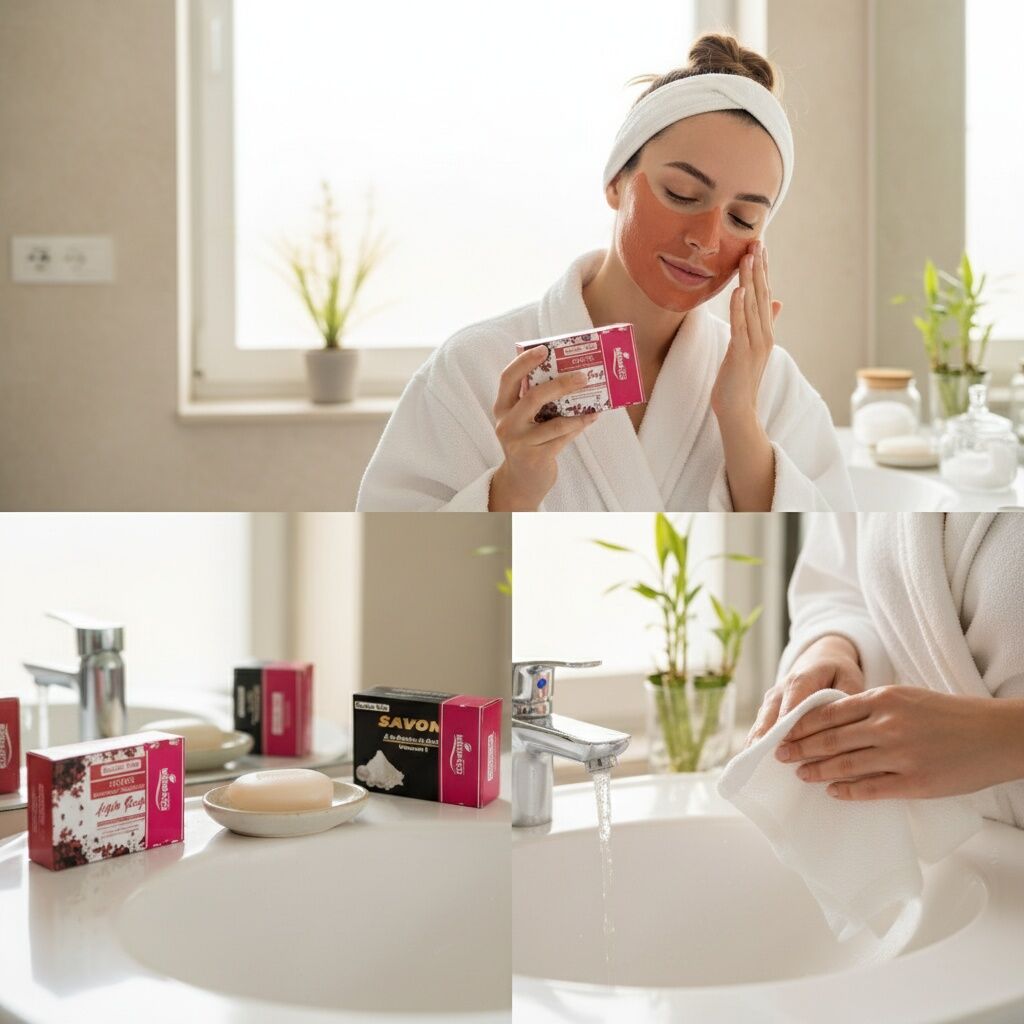 Pack Savon Poudre De Perle Vitamine E + Savon Argile Rouge thumbnail 3