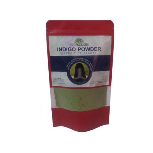 Indigo Poudre 100% Naturel Henné Coloration Capillaire Végétale Brun Foncé