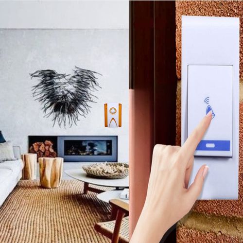  Sonnette Sans Fil Carillon De Porte 32 Mélodies Musicales Avec Télécommande thumbnail 3