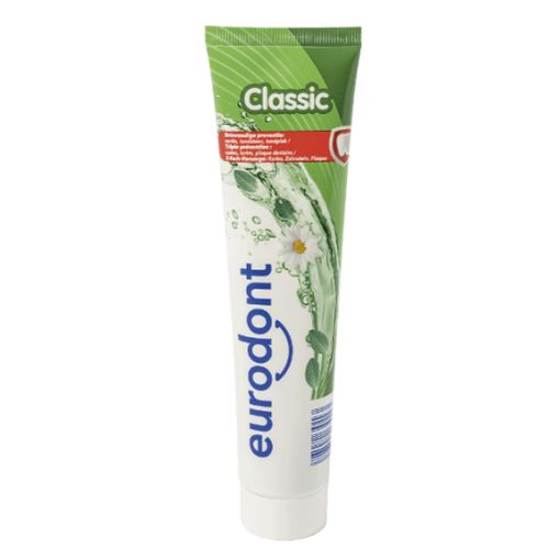 Eurodont 2x Dentifrice Pour Une Bonne Hygiène Dentaire Et Une Haleine Fraîche, Coolfresh Et Classic
