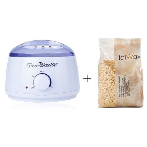 Machine Professionnel Chauffe-cire Pour Épilateur + Cire Jaune Italwax -1kg
