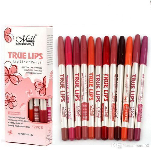 True Lips Pack De 12 Crayons À Lèvres Avec 12 Couleurs, Best Lip Liners thumbnail 2