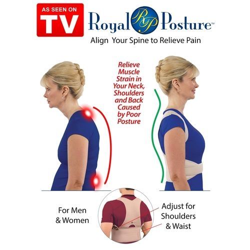 As Seen On Tv Mibay Bande Correction Dos Posture Dos Ajustable Posture Correcteur