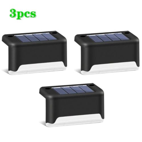 3 Lampe Solaire Led Étanche,luminaire Dextérieur, Idéal Pour /jardin /escaliers