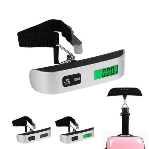 Portable 50kg/10g Lcd Digital Fish Hanging Luggage Hook Electronic Weight Scale