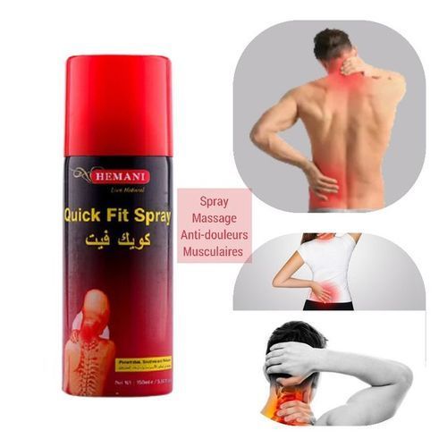 Quick Fit Spray Massage Pour Un Soulagement Instantané - 150ml
