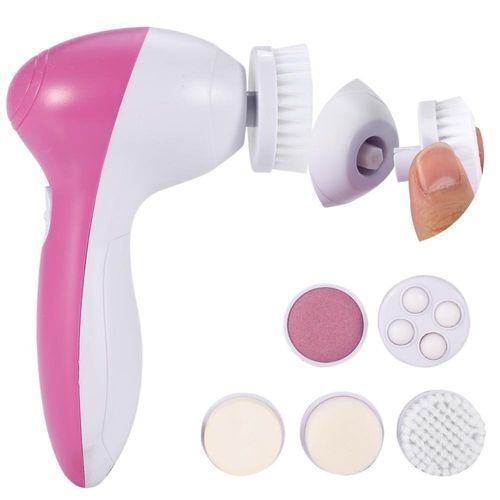 5 In 1 Beauty Face Care Massager Electric Facial Clean Brush Massaging Tool