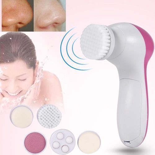 5 In 1 Beauty Face Care Massager Electric Facial Clean Brush Massaging Tool thumbnail 3