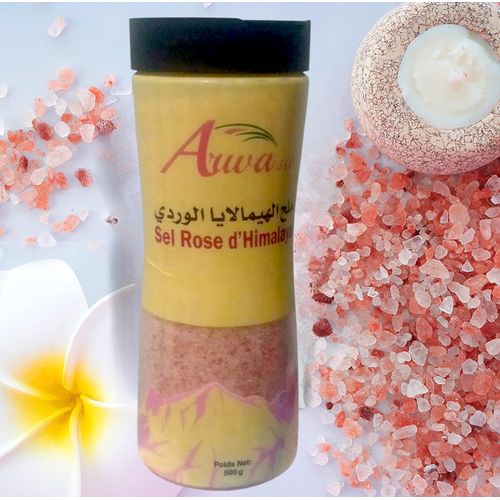 Sel Rose Himalaya Fin 100% Naturel Non Raffine Riche En Mineraux 500gr