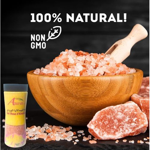 Sel Rose Himalaya Fin 100% Naturel Non Raffine Riche En Mineraux 500gr