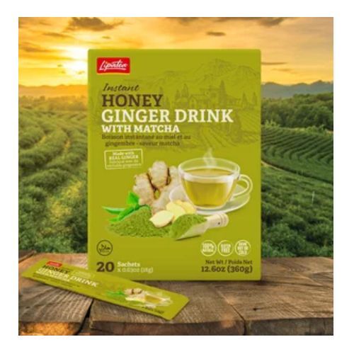 Boisson Instantanée Gingembre-miel-matcha - 20 Sachets 
