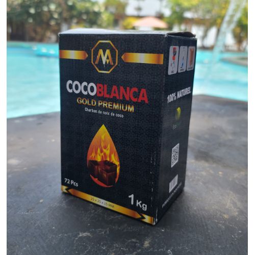 Boite De 1 Kg Ou 120 Cubes De 1,5 Cm De Chaque Cote De Charbon