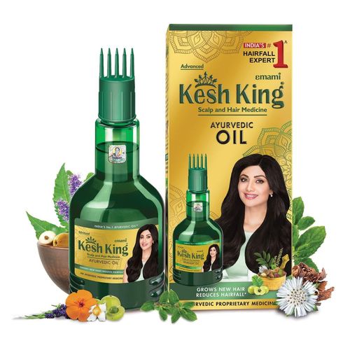 Kesh King Huile Ayurvédique Pour Le Cuir Chevelu Et Les Cheveux 
