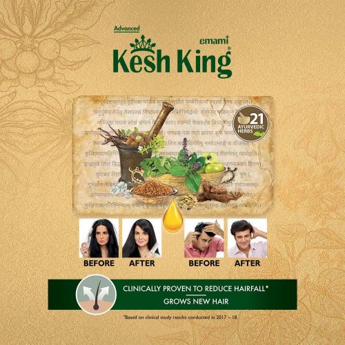 Kesh King Huile Ayurvédique Pour Le Cuir Chevelu Et Les Cheveux 