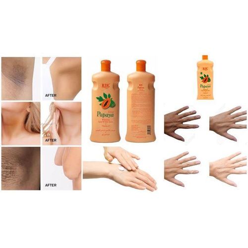 Lotion Éclaircissante Pour Les Mains Et Le Corps À L'extrait De Papaye thumbnail 3