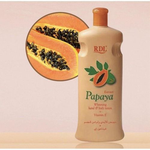 Lotion Éclaircissante Pour Les Mains Et Le Corps À L'extrait De Papaye