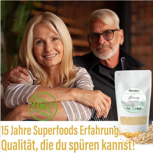 Ginseng Blanc En Poudre 1kg - Performance Physique Et Mental