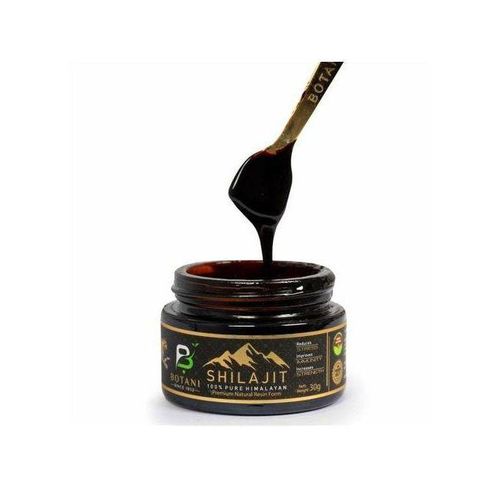 Shilajit Résine Biologiques - Naturelle Pure (30g) Detox, Mémoire (semi-liquid Resin)
