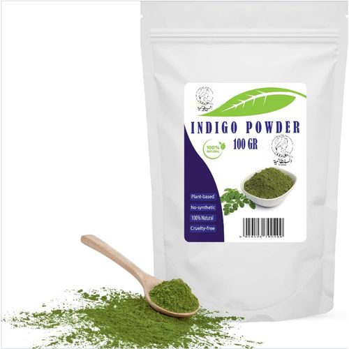 Poudre D'indigo – Coloration Capillaire Végétale Obtenue À Partir Des Feuilles De L'indigotier