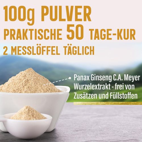 Ginseng Blanc En Poudre 100gr - Performance Physique Et Mental thumbnail 3