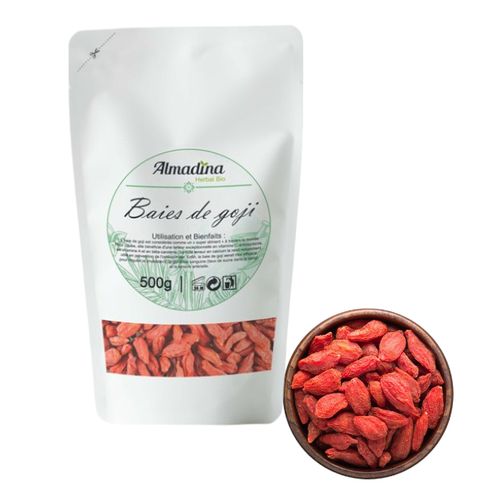 Baies De Goji Super Aliment Antioxydants Libido Energie Tonus Et Vitalité - 500gr thumbnail 3