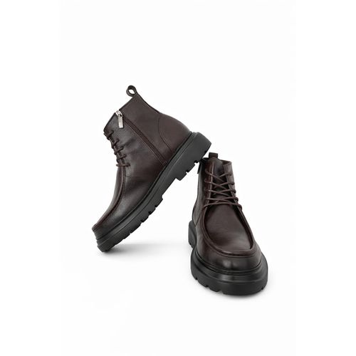 Bottines Élégantes En Cuir – Semelle Importée D’espagne
