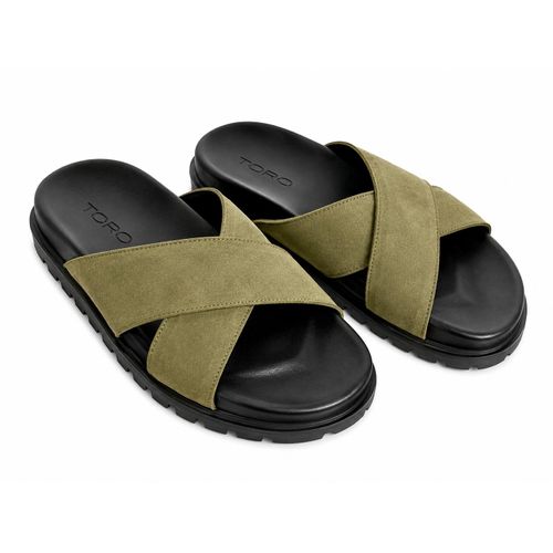 Sandales Premium En Daim – Confort Élégant & Style Moderne