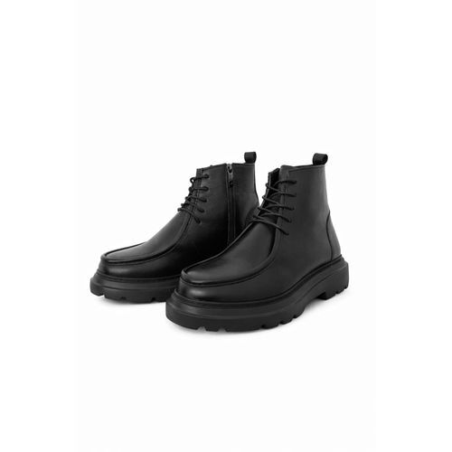 Bottines En Cuir Haut De Gamme – Semelle Espagnole