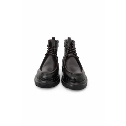 Bottines En Cuir Haut De Gamme – Semelle Espagnole