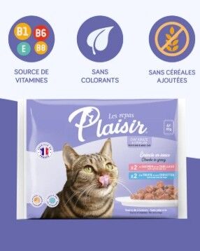 Pack Découverte - Émincés Saumon Et Truite (chat Stérilisé) 4x85