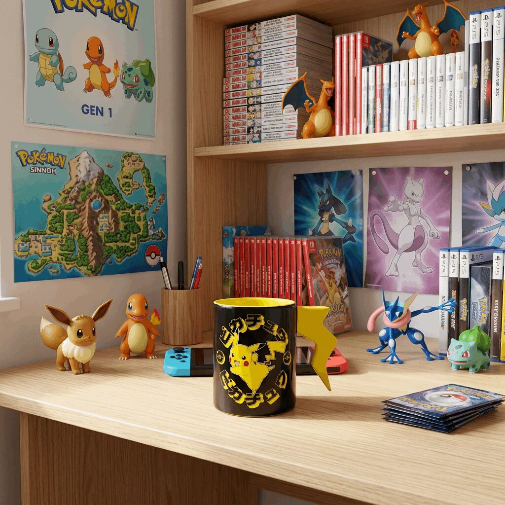 Mug 3d Nintendo Pokemon Eclairs De Pikachu thumbnail 1