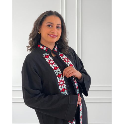 Kimono Marocain Avec Broderie Traditionnelle