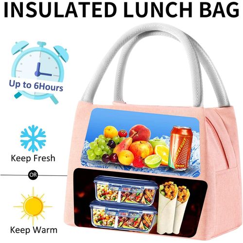 Sac À Lunch Isotherme, Sac Fourre-tout, Contenant Alimentaire Pour Voyage thumbnail 3