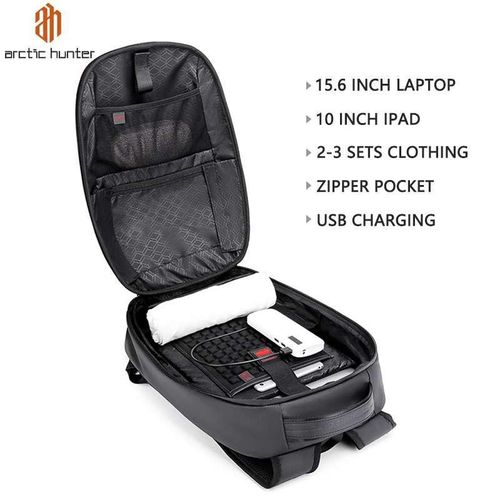 Sac À Dos, Ordinateur, Grande Capacité, Solid, Antivol Sac À Dos