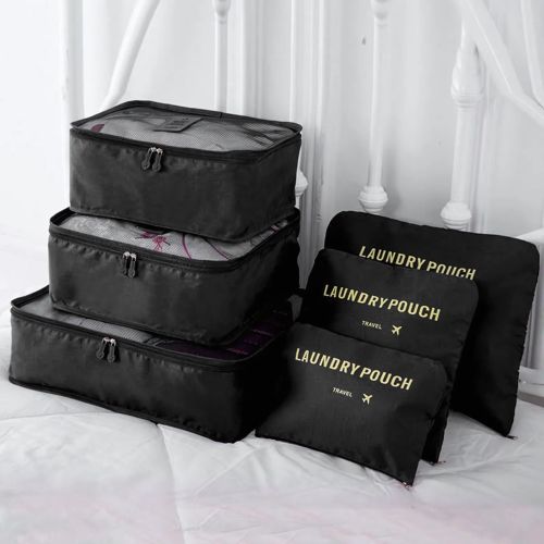 Lot De 6 Organisateurs De Valise - Rangement Optimal Pour Vos Voyages