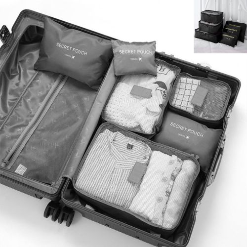 Lot De 6 Organisateurs De Valise - Rangement Optimal Pour Vos Voyages thumbnail 3
