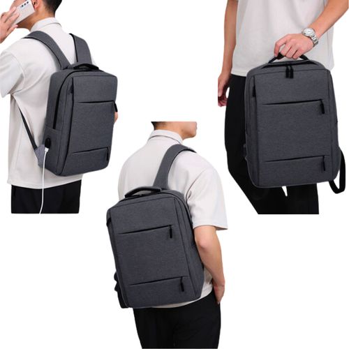 Sac À Dos Moderne Avec Port Usb Et Rangement Sécurisé Pour Pc Portable thumbnail 3