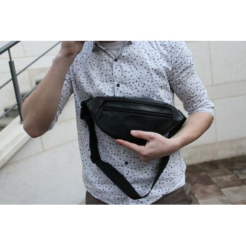 Sac À Bandoulière, Sac À Main, Bag D'affaire, Crossbody Voyage, Banane, En Cuir thumbnail 2