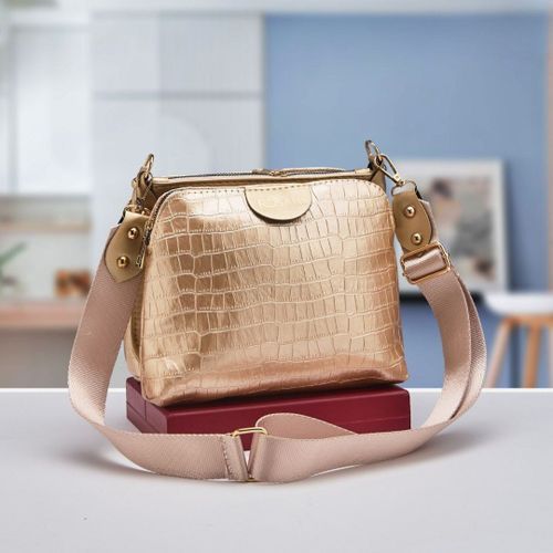 Sac À Bandoulière, Sac Messager, Sac À Main À Motif Crocodile, Portefeuille
