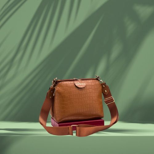 Sac À Bandoulière, Sac Messager, Sac À Main À Motif Crocodile, Portefeuille thumbnail 3