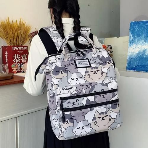 Sac À Dos Pour Pc, Images De Dessins Animés, Fermeture Éclair, Sangle Réglable thumbnail 3